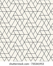 abstract seamless geometric minimal grid pattern