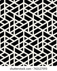 abstract seamless geometric minimal grid pattern