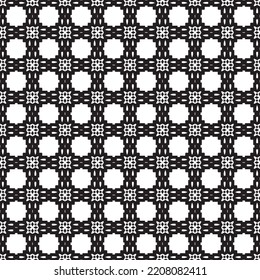 Abstraktes, nahtloses geometrisches, monochromes komplexes Muster. Vektorboden, strukturierter Hintergrund.