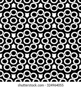 Abstract seamless geometric monochrome diagonal pattern. Vector texture background.