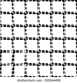 Abstract seamless geometric monochrome diagonal pattern. Vector texture background.