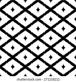 Abstract seamless geometric monochrome pattern. Vector floor texture background.