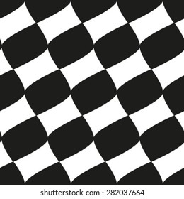 Abstract seamless geometric monochrome pattern. Vector floor texture background.