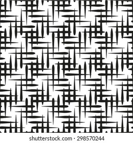 Abstract seamless geometric monochrome pattern. Vector floor texture background.