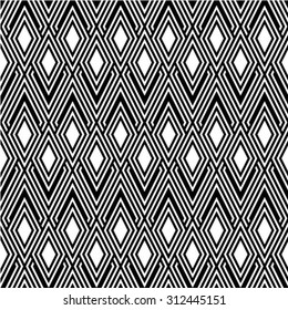 Abstract seamless geometric monochrome pattern. Vector floor texture background.