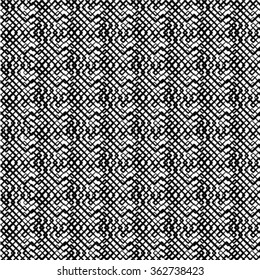 Abstract seamless geometric monochrome pattern. Vector floor texture background.