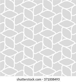 Abstract seamless geometric monochrome pattern. Vector floor texture background.