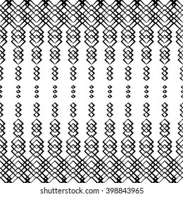 Abstract seamless geometric monochrome pattern. Vector floor texture background.
