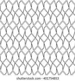 Abstract seamless geometric monochrome pattern. Vector floor texture background.