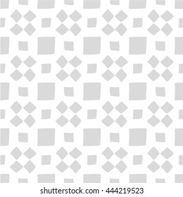 Abstract seamless geometric monochrome pattern. Vector floor texture background