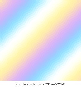 Abstract seamless geometric ornament pattern. Diagonal gradient background. Vector image.