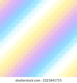 Abstract seamless geometric ornament pattern. Diagonal gradient background. Vector image.