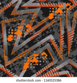 Abstract seamless geometric pattern. 