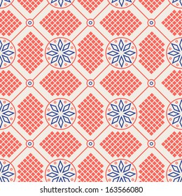 abstract seamless geometric pattern