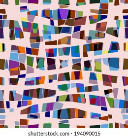 abstract seamless geometric pattern