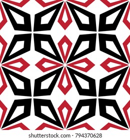 Abstract seamless geometric pattern