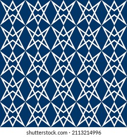 Abstract seamless geometric pattern of arrows and diagonals. Vector illustration