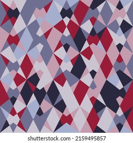 Abstract seamless geometric pattern of arrows and diagonals. Vector illustration