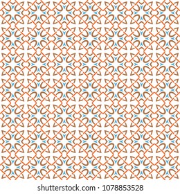 Abstract seamless geometric pattern background with lines, oriental ornaments patterns