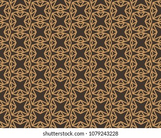 Abstract seamless geometric pattern background with lines, oriental ornaments patterns