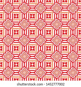 Abstract seamless geometric pattern background, oriental ornaments patterns