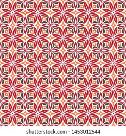 Abstract seamless geometric pattern background, oriental ornaments patterns