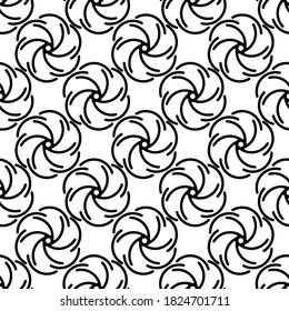 Abstract seamless geometric pattern background.