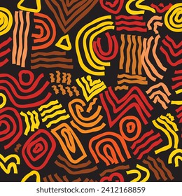 Abstract seamless geometric pattern. Background Geometrical repeated backdrop for  textile and fabric. 