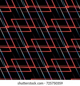 Abstract seamless geometric pattern background.