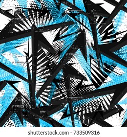 Abstract seamless geometric pattern background