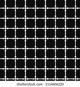 Abstract seamless geometric pattern. black and white repeated backdrop for sport textile, clothes, wrapping paper. Grid repeating. Monochrome ornament. 