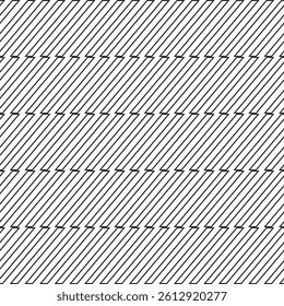 Abstract Seamless Geometric Pattern. Black and white geometric background. Textile design background. EPS vector illustration