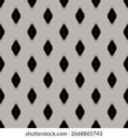Abstractas patrón geométrico sin fisuras con Formas de diamantes negros que se repiten sobre un fondo gris. Perfecto para el Fondo de pantalla, diseño textil, impresiones de la tela, papel de embalaje, fondos digitales