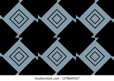 abstract seamless geometric pattern. Blue color. for wallpapers, web page background, surface textures, Image for advertising booklets, banners. Vector illustration
