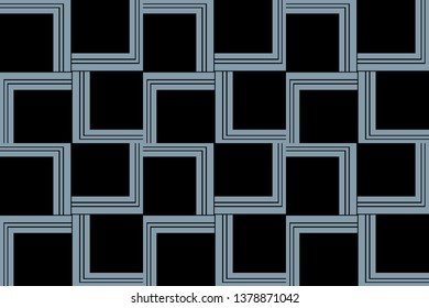 abstract seamless geometric pattern. Blue color. for wallpapers, web page background, surface textures, Image for advertising booklets, banners. Vector illustration