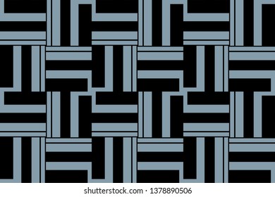 abstract seamless geometric pattern. Blue color. for wallpapers, web page background, surface textures, Image for advertising booklets, banners. Vector illustration