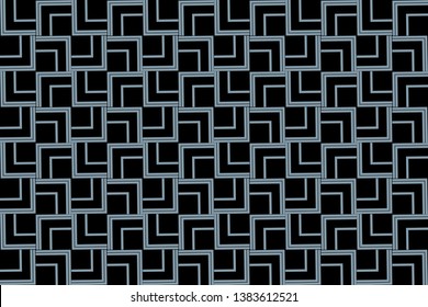 abstract seamless geometric pattern. Blue color. for wallpapers, web page background, surface textures, Image for advertising booklets, banners. Vector illustration