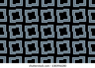 abstract seamless geometric pattern. Blue color. for wallpapers, web page background, surface textures, Image for advertising booklets, banners. Vector illustration