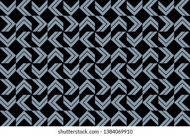 abstract seamless geometric pattern. Blue color. for wallpapers, web page background, surface textures, Image for advertising booklets, banners. Vector illustration