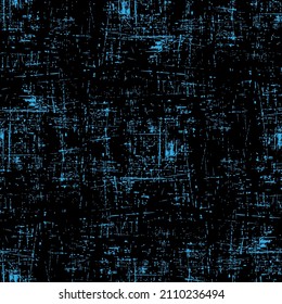 patrón geométrico abstracto sin fisuras. gris azul sobre fondo negro