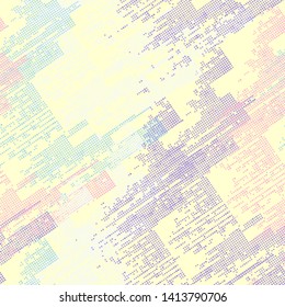 Abstract seamless geometric pattern for boys, teenagers sport clothes. Modern creative design. Chaotic repeated backdrop.