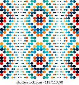 Abstract seamless geometric pattern with city elements frayed sprays triangles neon paint colored high-quality vector illustration in graffiti style for your design