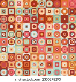 Resumen de un patrón geométrico sin fisuras. Colorida combinación de colores en formas geométricas. Plantilla para textiles, tejidos, antecedentes y diseño creativo