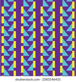 Abstract Seamless Geometric pattern. Colorful geometrical pattern of diamonds shapes. Triangular pattern . Design for fashion, fabric, textile, wallpaper, cover, web , wrapping and all textile prints