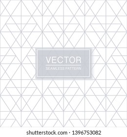 Abstract seamless geometric pattern - creative triangle white and grey texture. Decorative monochrome background - polygonal design