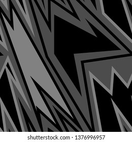 Abstract seamless geometric pattern with curved lines. Urban pattern for sport clothes, wrapping paper.