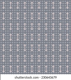Abstract seamless geometric pattern. Dark gray, white and beige colors
