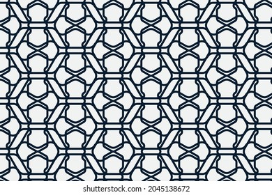 Abstract seamless geometric pattern design