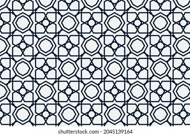 Abstract seamless geometric pattern design