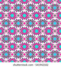 Abstract seamless geometric pattern for fashion, textile. Creative original design. Repeated backdrop. Ornament